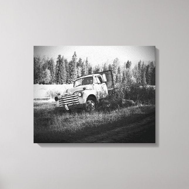 Moon Over Rust by djoneill Canvas Print (Front)