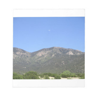 Moon Over Sandia Mountains Notepad