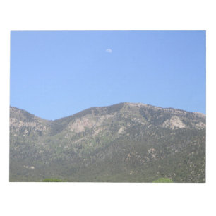 Moon Over Sandia Mountains Notepad
