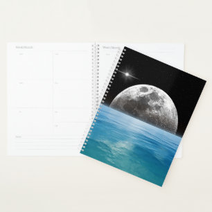 Moon Over the Ocean Planner
