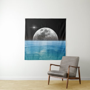 Moon Over the Ocean Tapestry