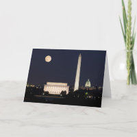 Moon over Washington DC