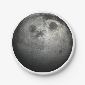 Moon Paper Plate