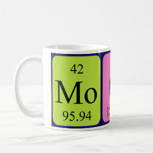 Moon periodic table name mug