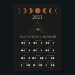 Moon Phase Calendar 2023 Wall Art<br><div class="desc">Beautiful Art makes the perfect Christmas gift for the new year to keep you in check with moon phases all year long! Perfect for that witch in your life.</div>