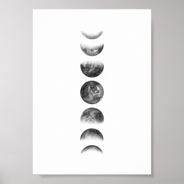 Moon Phase Wall Art (Front)