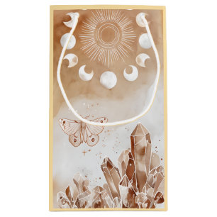 Moon Phases and Moth Small Gift Bag