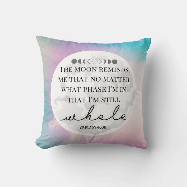 Moon Phases Cushion (Front)