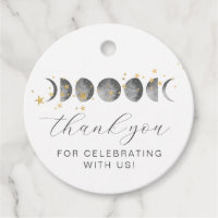 Moon Phases Gold Stars
