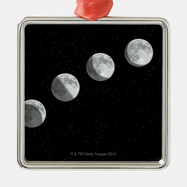 Moon phases metal tree decoration (Front)