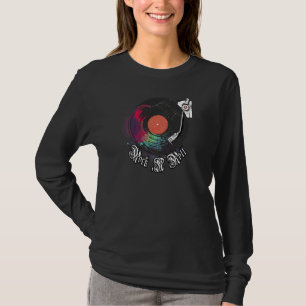 Moon Phases Mystic Tattoo Goth Goa Spiritual Anarc T-Shirt