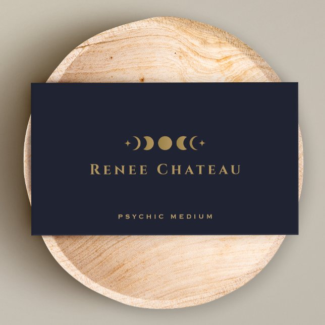 Moon Phases Psychic Medium Business Card (Creator Uploaded)