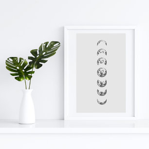 Moon Phases Wall Art