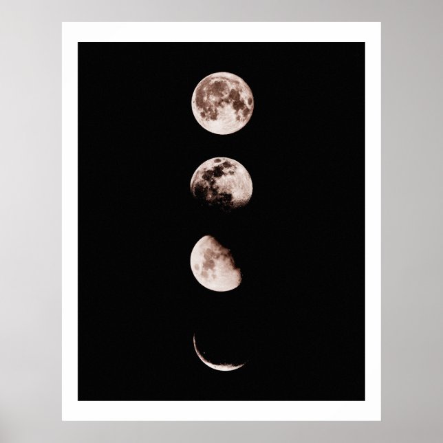 Moon Phases Wall Art – Celestial Home Decor (Front)