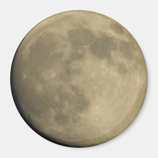 Moon Photograph Magnet (Front)