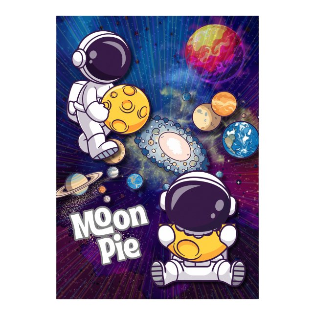 Moon Pie Strength in you Astronaut Wall art Poster (Moon Pie Strength in you Astronaut Wall art Poster)