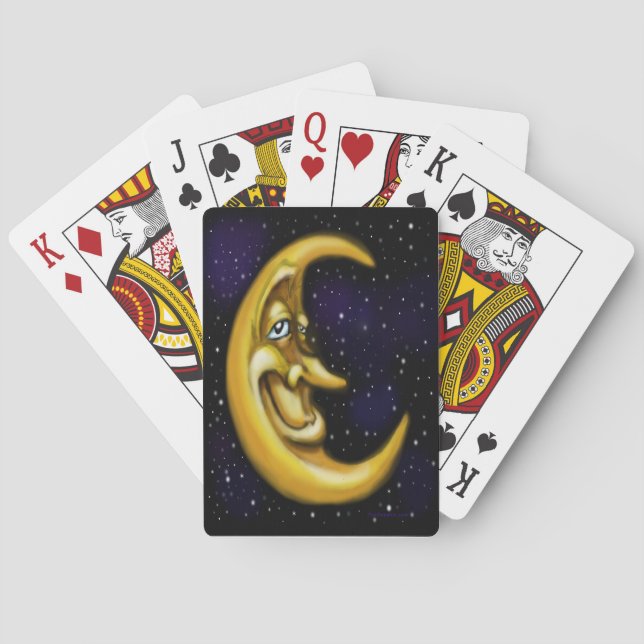 Moon Playing Cards (Back)