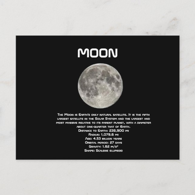 Moon Postcard (Front)