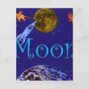 Moon Postcard