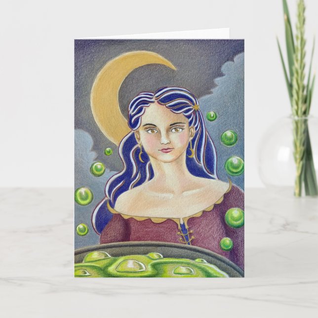 Moon Potion greeting card (Front)