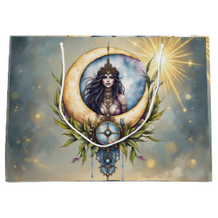 Moon Priestess – Keeper of the Celestial Balance. Large Gift Bag