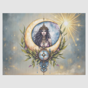 Moon Priestess – Keeper of the Celestial Balance. Tissue Paper