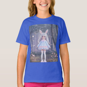 Moon Rabbit Kawaii Doll T-Shirt
