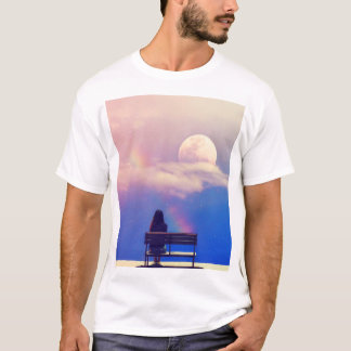 Moon Rainbow: Pastel Sky Beauty. T-Shirt