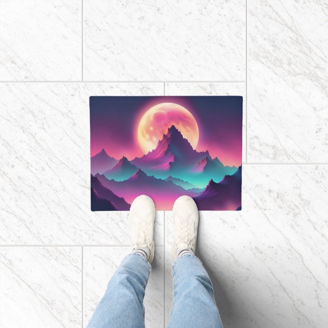 moon rising doormat (Indoor)