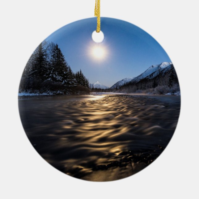 Moon River Ceramic Tree Decoration (Back)