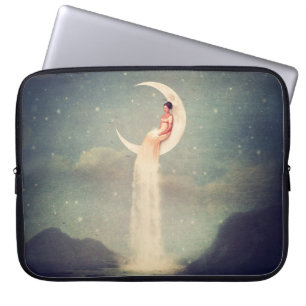 Moon River Lady Laptop Sleeve