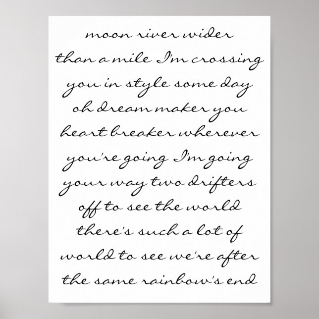 Moon River Poster (Front)