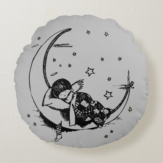 Moon Round Cushion (Front)