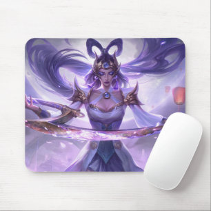 Moon Scorn Gaming Mousepad   Night Warrior theme