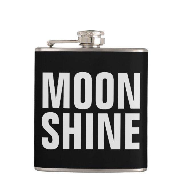 MOON SHINE FUNNY FLASK (Front)