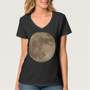 Moon Shirt Full Moon T-shirt Lady's Moon Shirt