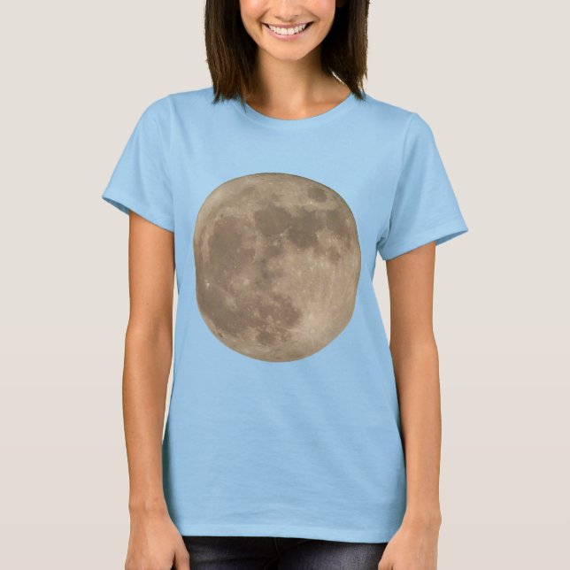 Moon Shirt Full Moon T-shirt Women's Moon Shirt (Front)
