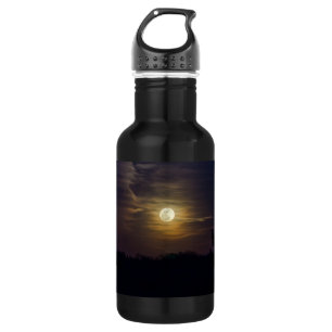 Moon Silhouette Stainless Steel Water Bottle