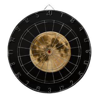 Moon space dartboard dart board
