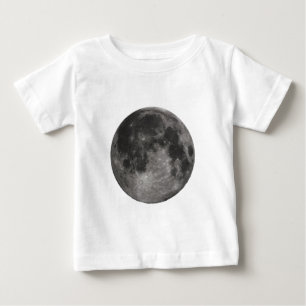 Moon Space Office Party Shower Peace Love Art Baby T-Shirt