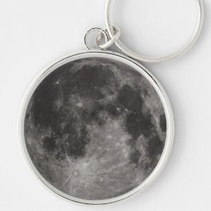 Moon Space Office Party Shower Peace Love Art Key Ring
