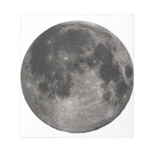 Moon Space Office Party Shower Peace Love Art Notepad