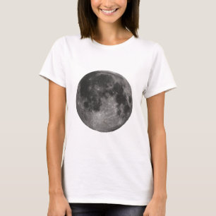 Moon Space Office Party Shower Peace Love Art T-Shirt