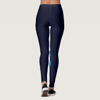 Moon Spirit - Wolf Design Leggings - Tights