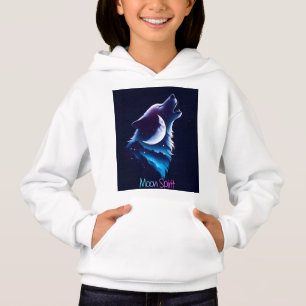 Moon Spirit - Wolf & Dream Catcher design hoody