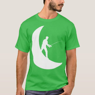 Moon Sports Funny Fishermen Fishing T-Shirt