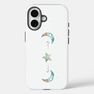 Moon & Star Boho iPhone Case