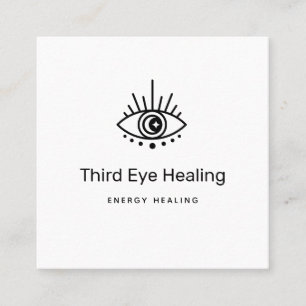 Moon Star Third Eye Logo Business Card