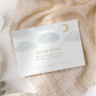 Moon Stars Baby Shower Diaper Raffle Ticket