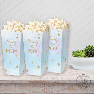 Moon & Stars Baby Shower Popcorn Favour Box